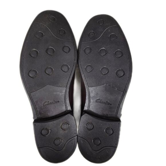 Clarks Chilver Walk Leather Dress Oxfords with Gore-Tex Brown Size 13 - Picture 2 of 10